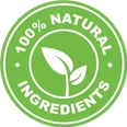 All natural leaf badge shown on the Burn XT sales page