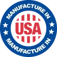 Manufactured in the USA badge
